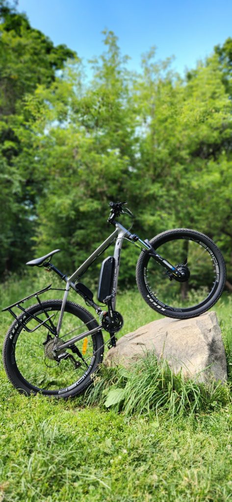 Электрический велосипед Everider MTB XTR 2023 500w gray carbon